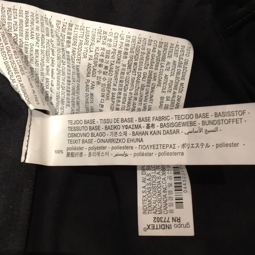 Zara Faux Leather Black Pants - Picture 6 of 8